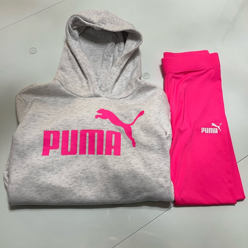 Puma hot pink sporty set